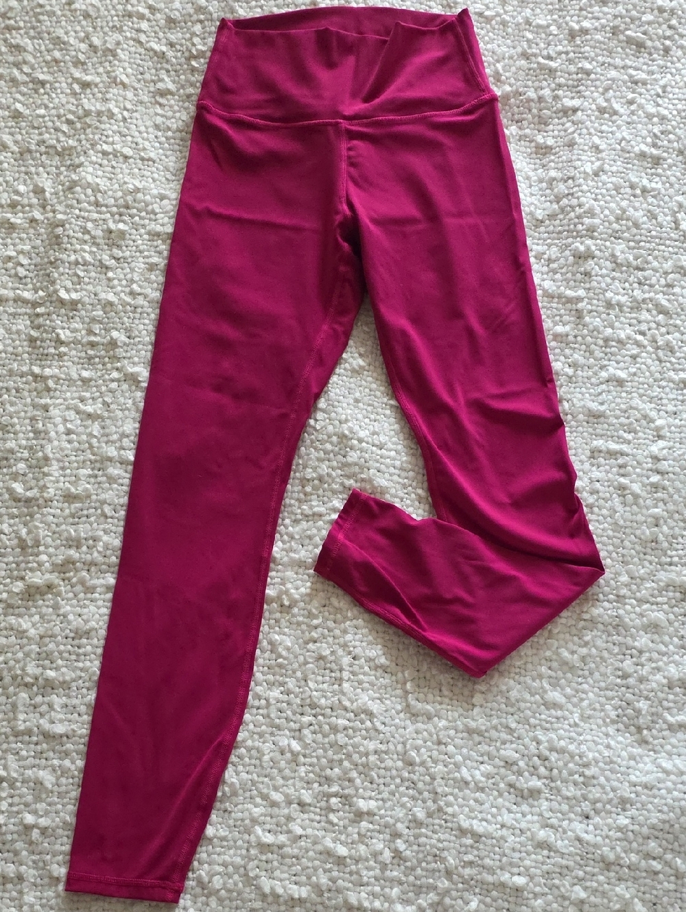 Women High-Waist Magenta Leggings sz medium